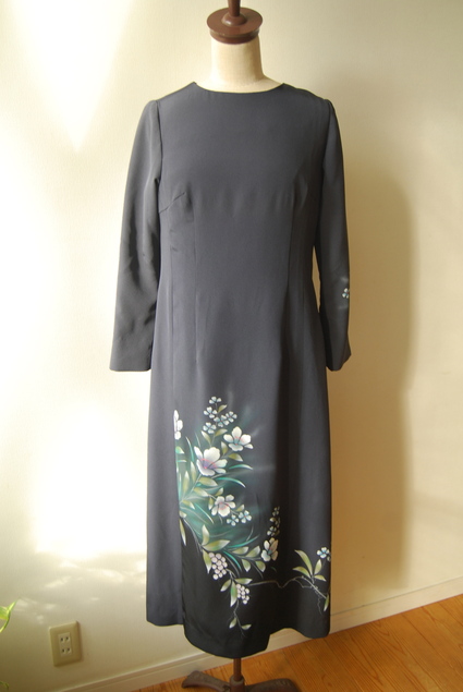 着物リメイク・丸首ロングドレス_d0127925_20145980.jpg