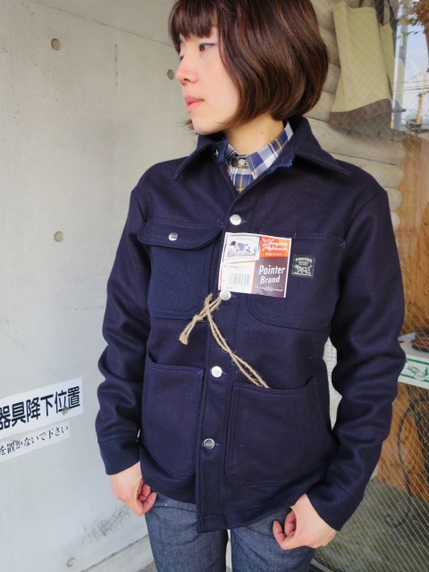 昨年・大好評(全完売)のPointer の別注WOOL CoverAll JKT の色違い分!★?_d0152280_5233492.jpg