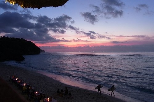 Sunset At Swamis Cafe @ Bingin Beach (\'14年10月)_f0319208_21581355.jpg