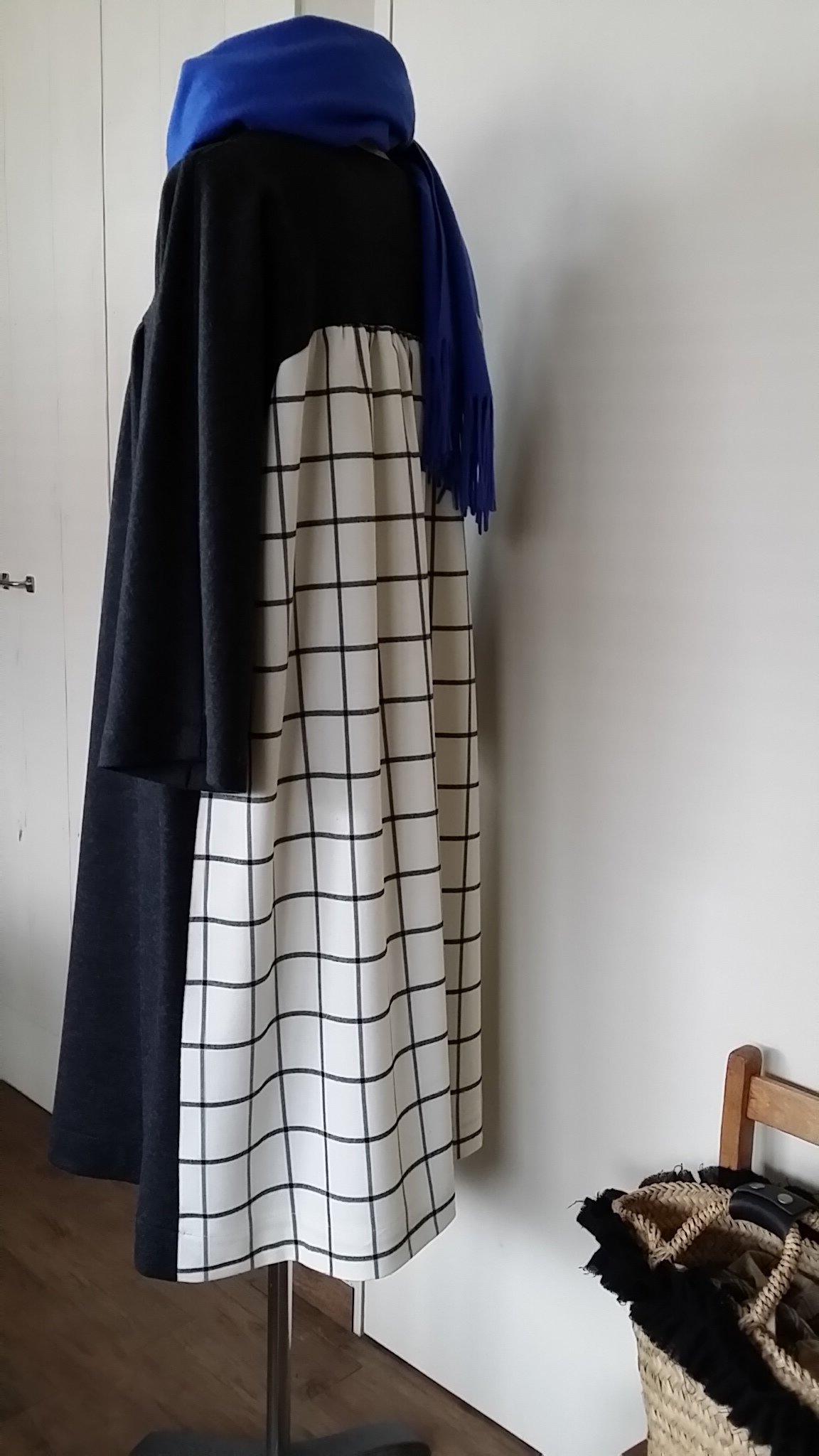 ふんわりプルオーバー ワンピースバージョン 洋裁教室 Couturier 手づくりmemo 手作り 好き 初心者向け