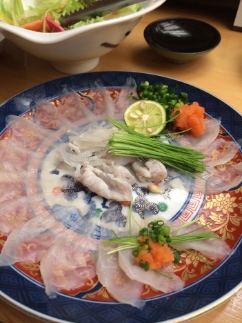 お久しぶり〜からの初てっさ!_b0208246_11231778.jpg