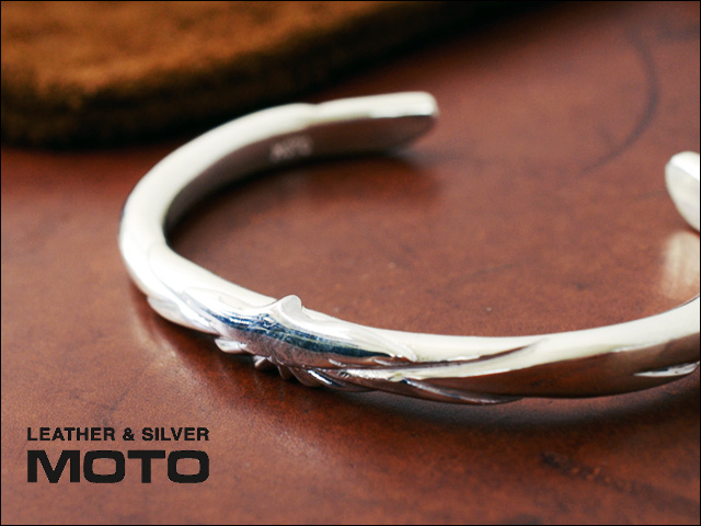 moto leather＆silver [モトレザー]EAGLE SILVER BANGLE [BC-02 