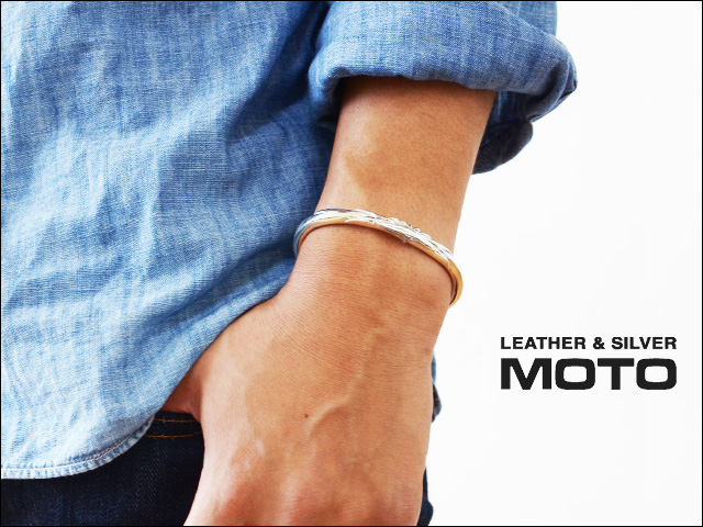 moto leather＆silver [モトレザー]EAGLE SILVER BANGLE [BC-02
