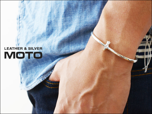 moto leather＆silver [モトレザー]EAGLE SILVER BANGLE [BC-01] イーグル シルバーバングル_f0051306_20265951.jpg