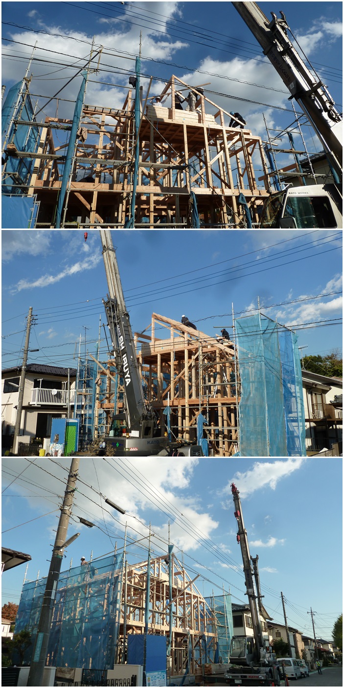 海老名市の家☆上棟無事終了!_c0152341_1464283.jpg