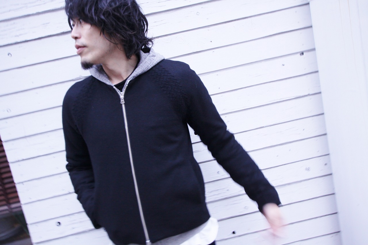 BICESTER:WOVEN NO COLLAR BLOUSON_f0212574_19423486.jpg