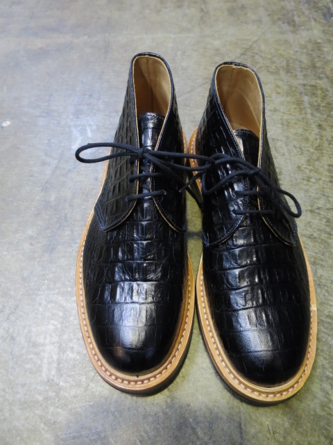 今季・一押し★ Tricker\'s 当店別注・・・クロコ型押しCHUKKA Boots!★!_d0152280_227353.jpg