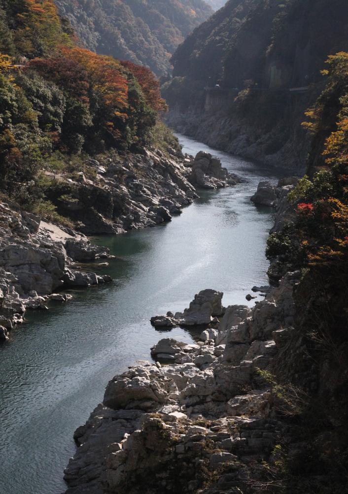 徳島県　大歩危　小歩危　紅葉_c0108146_22244439.jpg