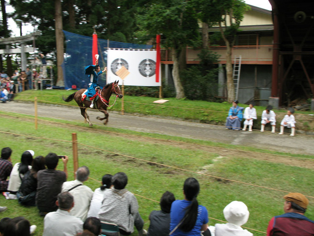 遠野祭り-流鏑馬神事_c0337257_12065177.jpg