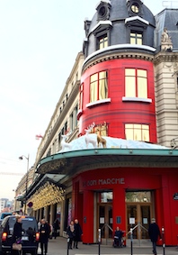 BON MARCHE rive gauche en Noël 2014 - ボンマルシェのクリスマス2014年_a0231632_1837471.jpg