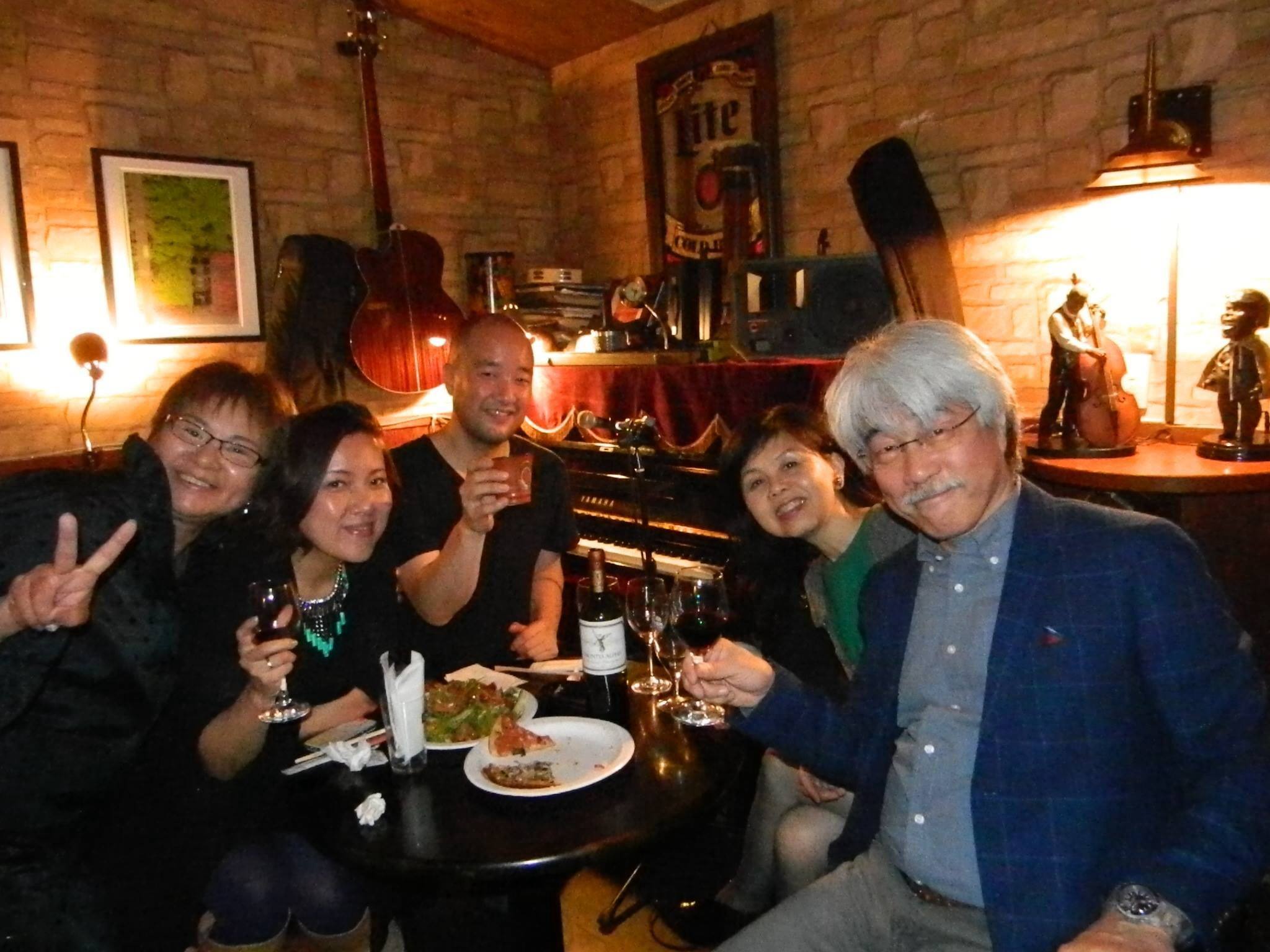 ホテルマリターレ創世でのディナーショー& 春吉CLUTCHライブ with Art Hirahara & ペペ伊藤_a0150139_06433932.jpg
