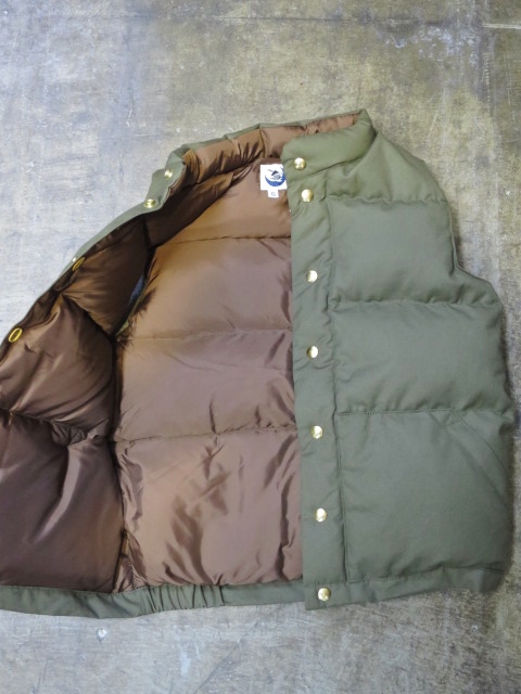 French Military CLOTH DOWN VEST ･･･ By Crescent Down Works (フル別注)_d0152280_72236100.jpg