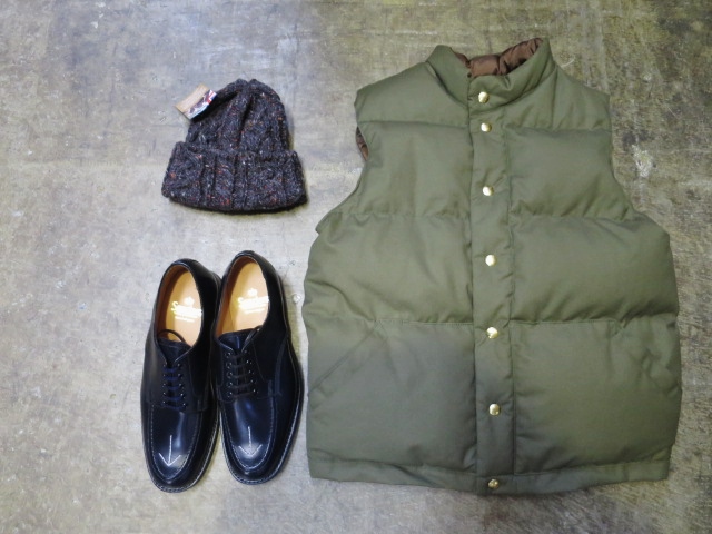 French Military CLOTH DOWN VEST ・・・ By Crescent Down Works (フル別注)_d0152280_7225813.jpg