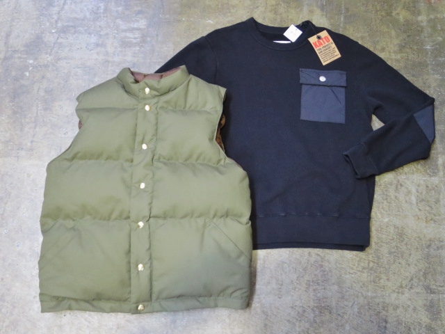 French Military CLOTH DOWN VEST ・・・ By Crescent Down Works (フル別注)_d0152280_7233040.jpg