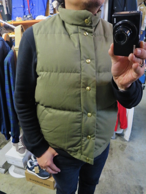 French Military CLOTH DOWN VEST ･･･ By Crescent Down Works (フル別注)_d0152280_7252199.jpg