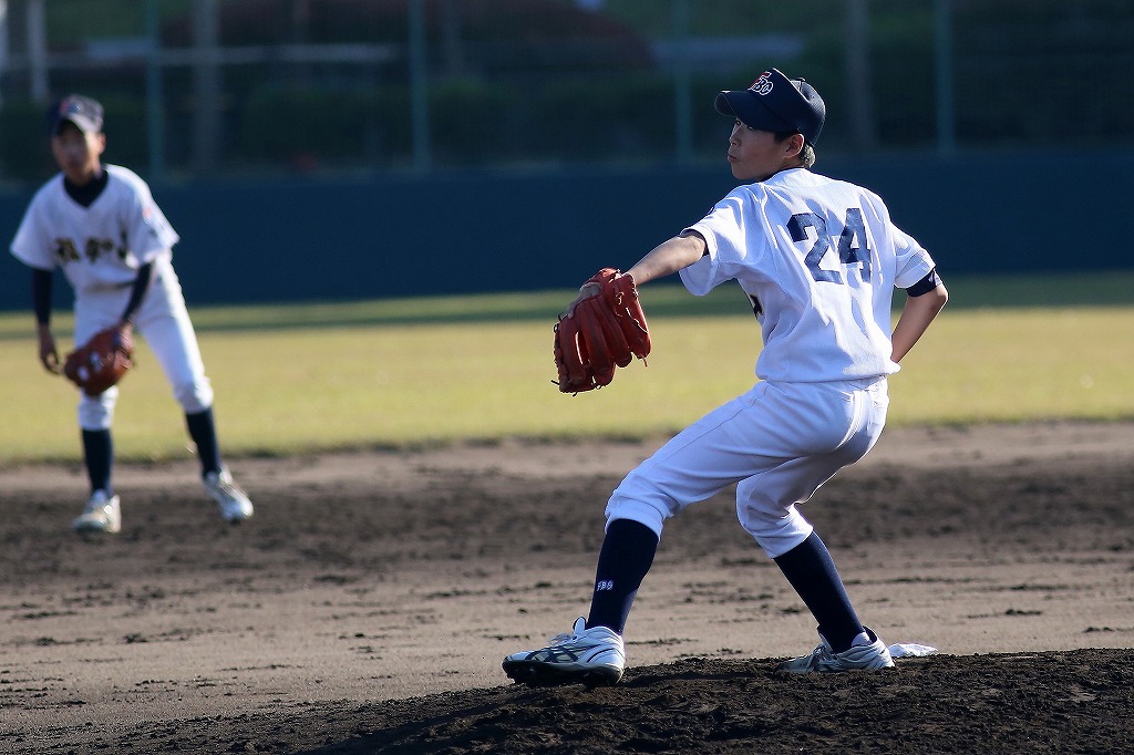 平成26年11月15日第14回姫路大会準々決勝　ｖｓ東岡山ボーイズ3_a0170082_20155589.jpg