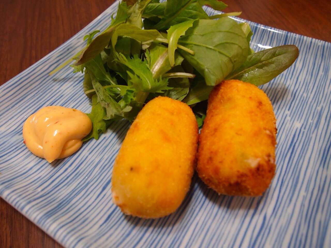 かにクリームコロッケ_a0258686_22805.jpg
