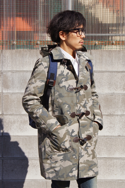 SOPHNET. - CAMOUFLAGE C/N GROSGRAIN DUFFLE COAT!!_c0079892_2175614.jpg