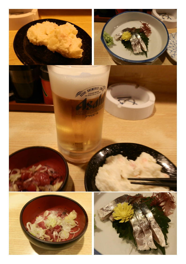 上野で、ビール100円に引きつられて、庶民的な居酒屋「八起」。_b0142232_06065326.jpg