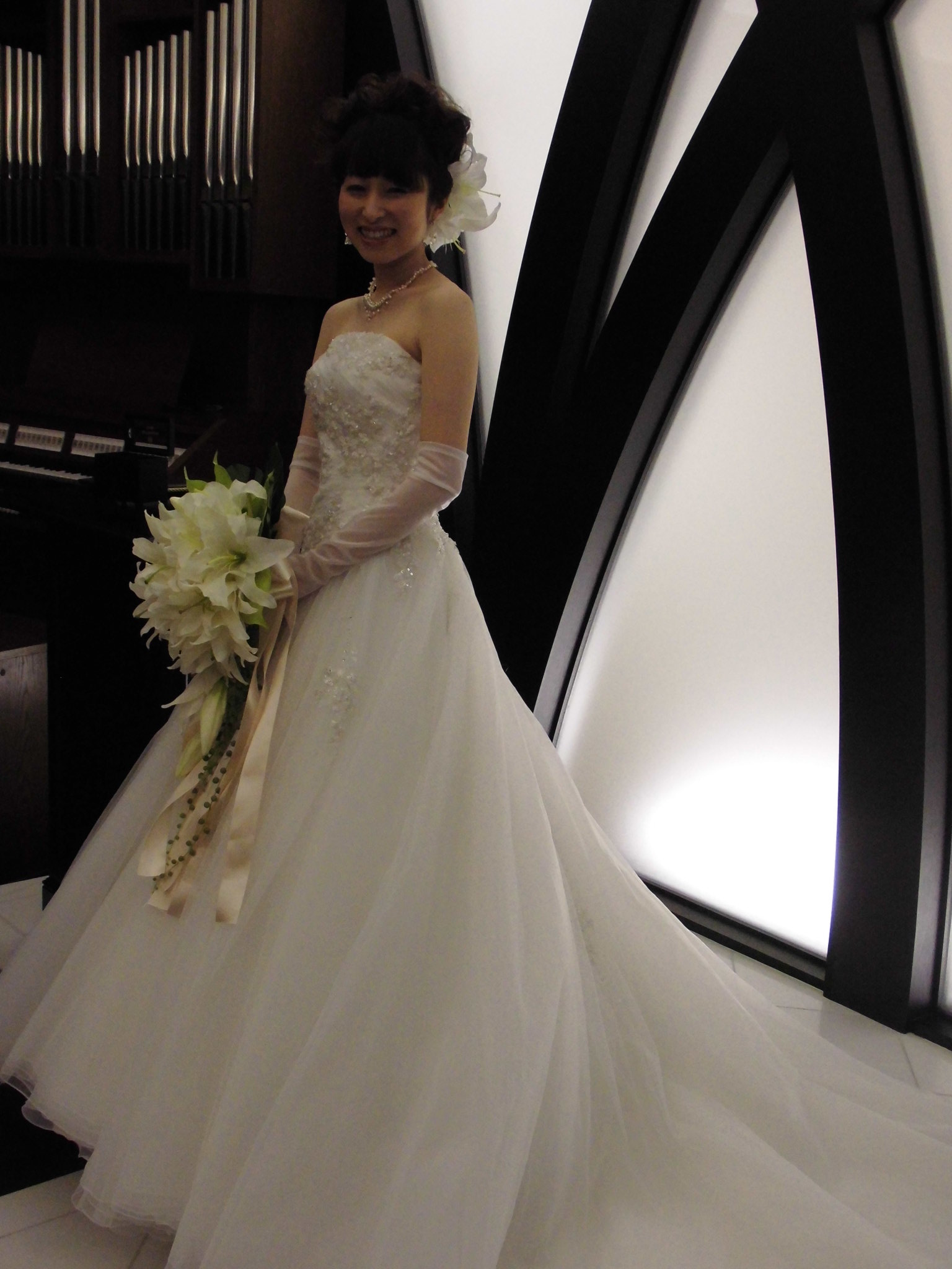 ユミカツラドレス・・・・プリザーブドフラワーブーケ_a0123133_13443287.jpg