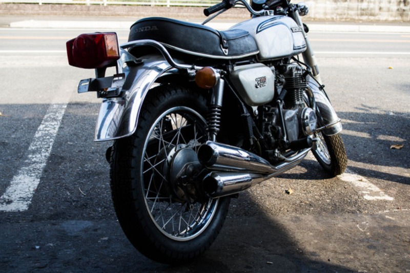 CB350Four : オートバイとランドスケープ