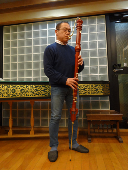 YAMAHA 木製バスリコーダー YRB-42 バス・リコーダーのエンドピン