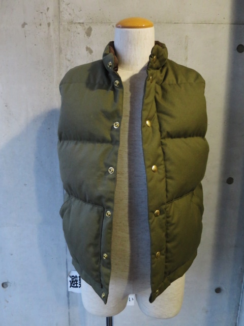French Military CLOTH DOWN VEST ･･･ By Crescent Down Works (フル別注)_d0152280_19334295.jpg