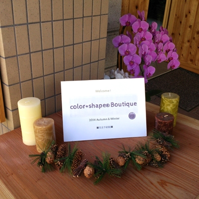 color+shape®Boutiqueへ_e0294761_1123737.jpg