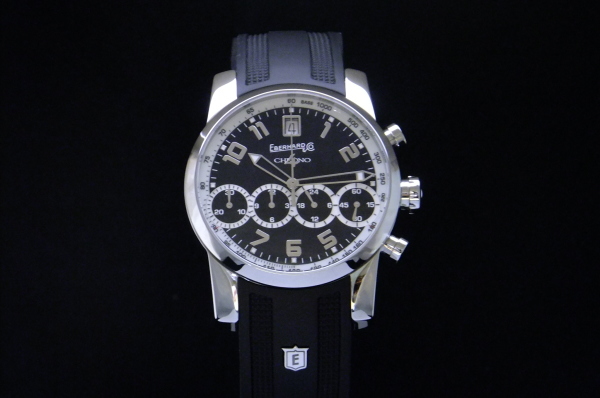 未使用 純正 EBERHARD エベラール クロノ4 クロコ カイマン