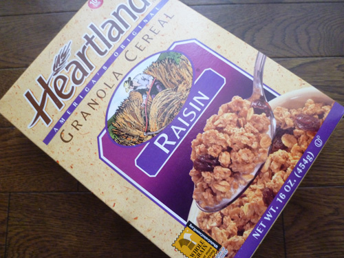 Heartland Granola Cereal (ハートランドグラノーラシリアル) レーズン_c0152767_2293735.jpg