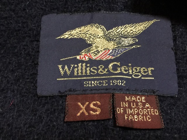 神戸店　11/29（土）Southwestスーペリア入荷!＃4 極上ウールJKT　Willis&Geiger!!!（T.W.神戸店）_c0078587_1828197.jpg