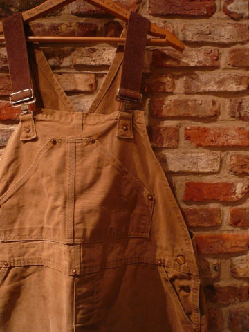 1970-80s \" CARHARTT \" -MADE IN U.S.A- BROWN DUCK CL OVER-ALL ._d0172088_20445806.jpg