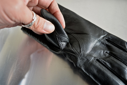 Belgian army black leather gloves dead stock_f0226051_15254992.jpg