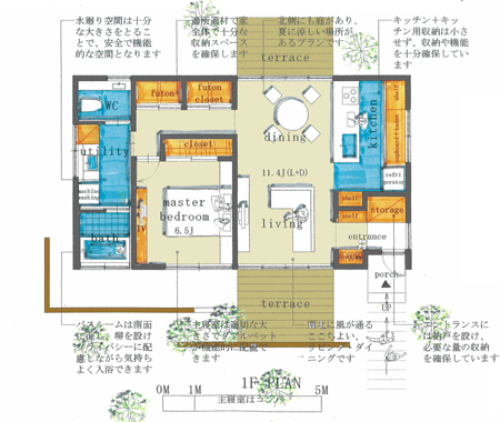 シニア 老後 世代の小さな家 C 2 18 5坪 平屋建 ｉｃａ建築設計事務所 茨城県 日立市 水戸市 土浦市 つくば市 守谷市 の建築家