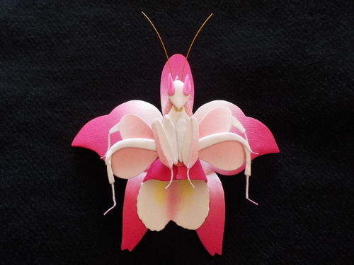 ハナカマキリ とちみやびの押絵