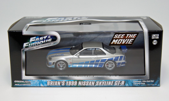 グリーンライト1/43 ワイルドスピード R34 GT-R ブライアン仕様が入荷 ...