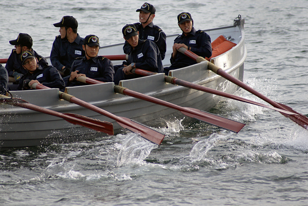 20141029 海上自衛隊幹部候補生学校「総短艇」（3）No.3ブイ_e0150566_1145892.jpg