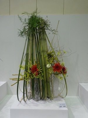 佐賀県諸流合同いけばな展 (前期)_d0195183_8323525.jpg