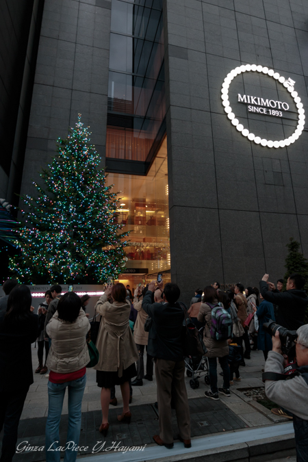 銀座の風景　最後のミキモトジャンボクリスマスツリー_b0133053_1461936.jpg