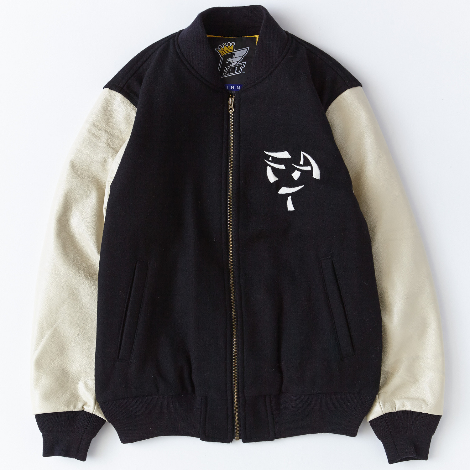 FAT VASTY スタジャン 黒/クリーム FAT VASTY スタジャン 黒/クリーム