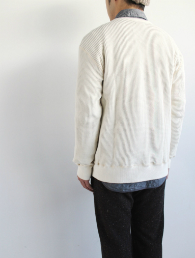 Ordinary fits　 WAFFLE CREW SWEAT_b0139281_15542775.jpg