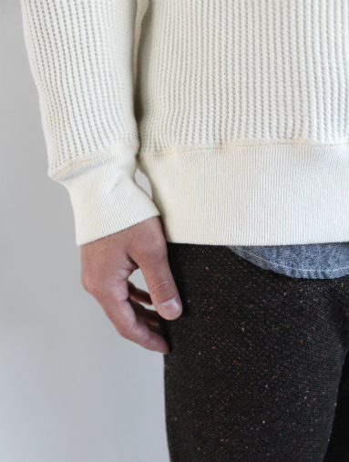 Ordinary fits　 WAFFLE CREW SWEAT_b0139281_15543399.jpg