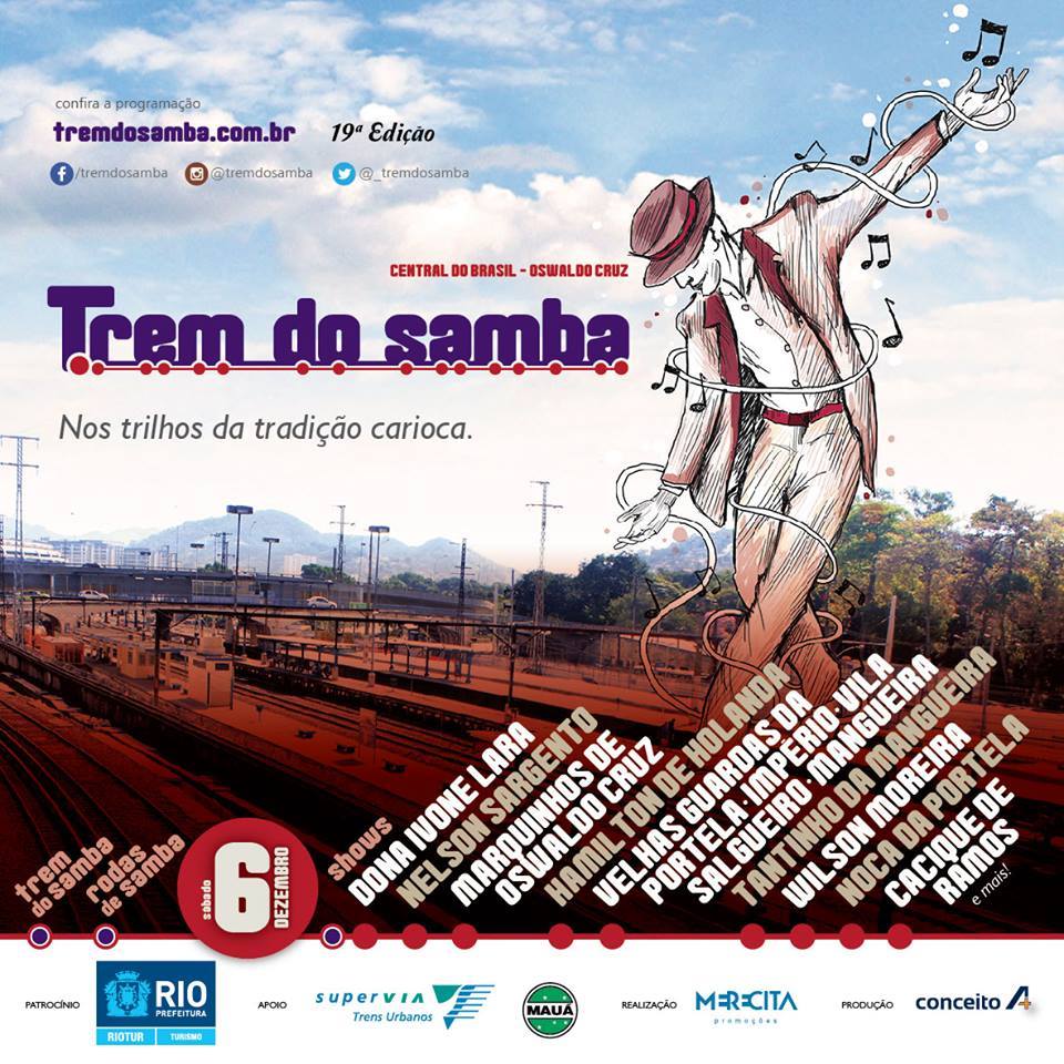 \"O Dia Nacional do Samba\"  ブラジル◉１２・２はSAMBAのRIO DE JANEIROをはじめ「サンバの日」♬_b0032617_1291522.jpg
