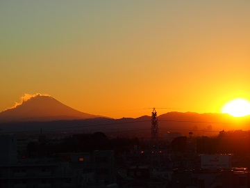 ベランダから富士山が見える～！！！_f0231309_9215142.jpg