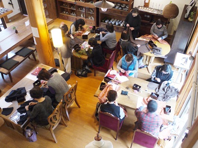 白椿 手仕事塾 師走 第一回目 終了いたしました_a0159124_23282223.jpg