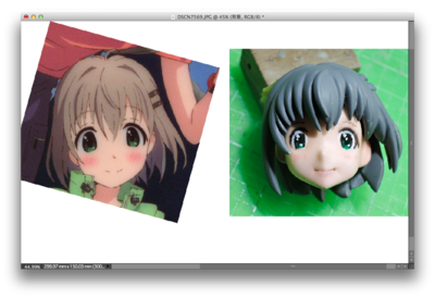 フィギュア作り あおいちゃん完成 たぶん シクロツーリスト ランドヌールときどき模型の製作日記 フィギュア作り あおいちゃん完成 たぶん シクロツーリスト ランドヌールときどき模型の製作日記