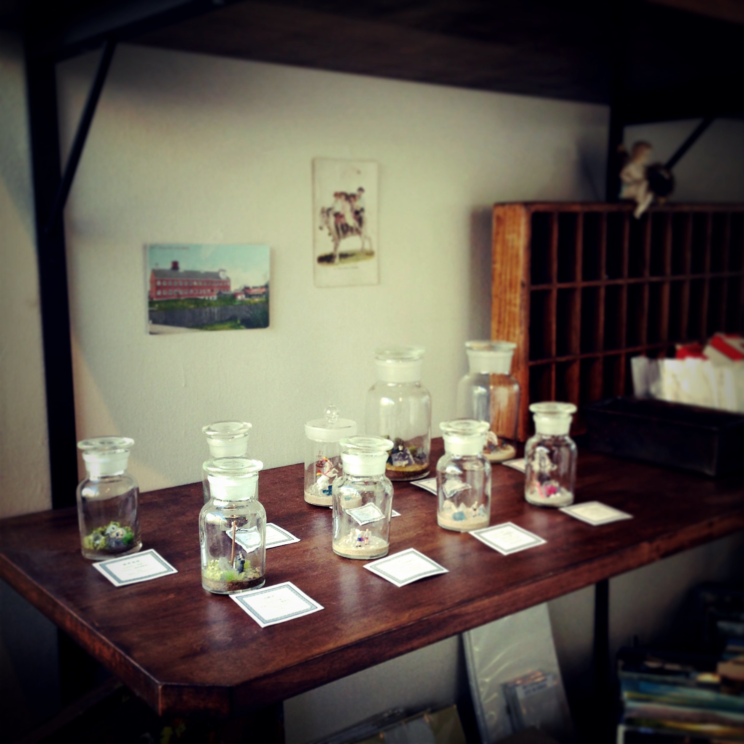 Cafe plateauxさん追加納品分よりジオラマ瓶(小)「果て無い旅」_f0280238_22562408.jpg