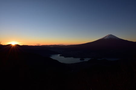 2014年12月3日　新道峠　夜景～朝焼け_c0314839_08552439.jpg