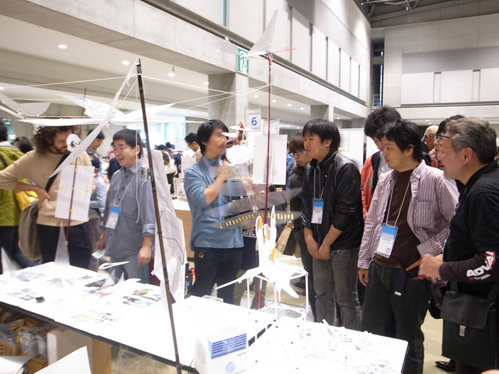 MFT2014ビッグサイト内上空の制空権確保! #mft2014_d0067943_12433058.jpg