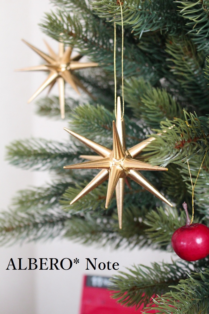 ベツレヘムの星と クリスマスツリー Albero Note ベツレヘムの星と クリスマスツリー Albero Note